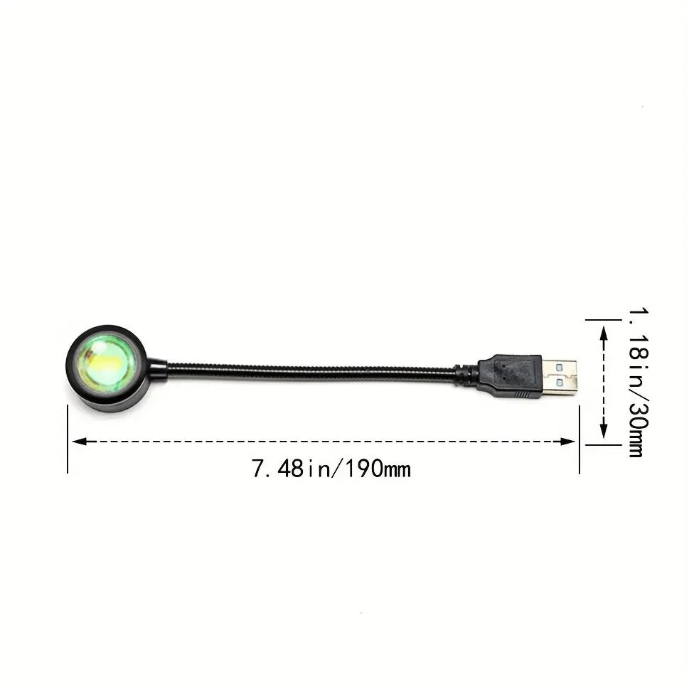 SunFlare™ - USB-zonsondergangsfeerlamp