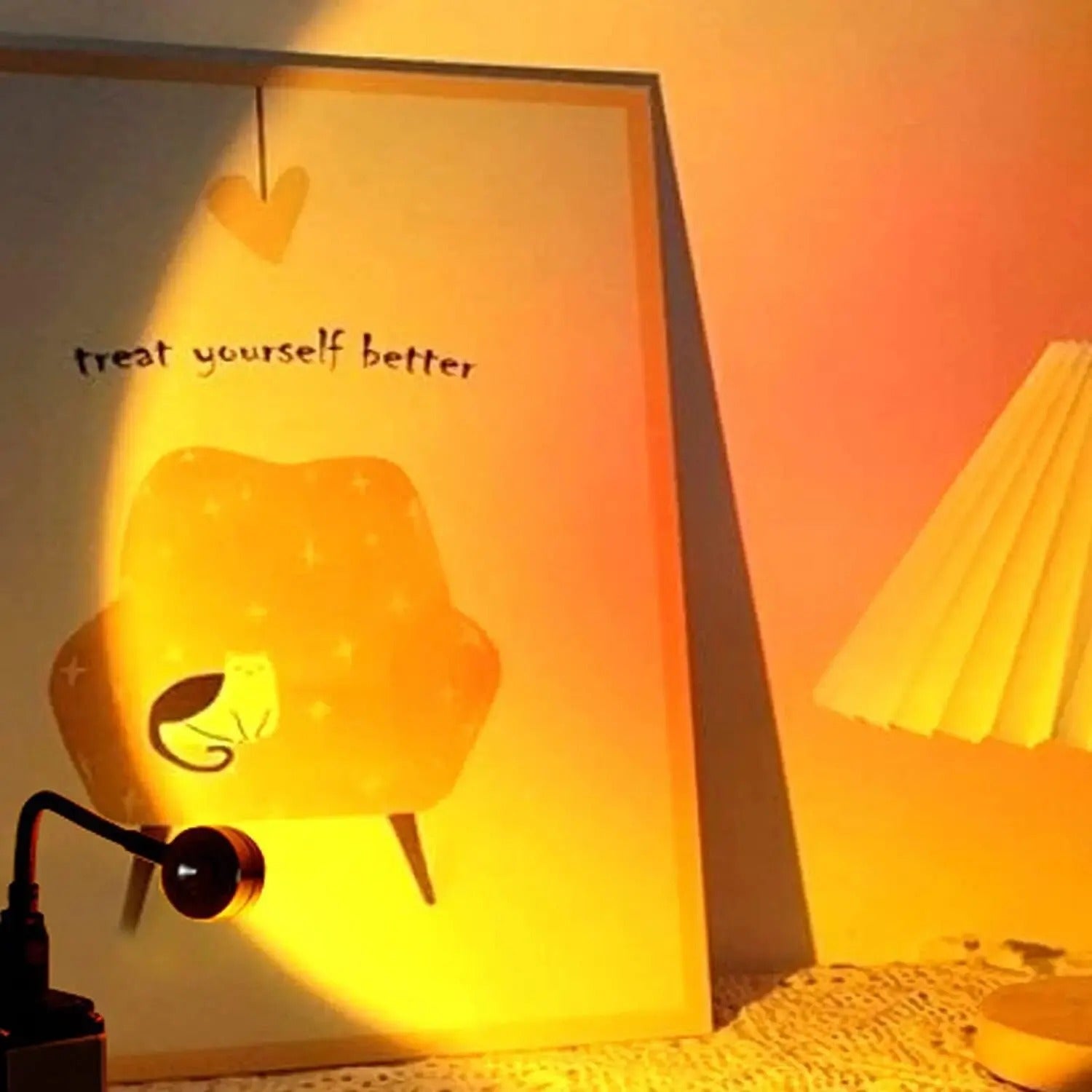 SunFlare™ - USB-zonsondergangsfeerlamp