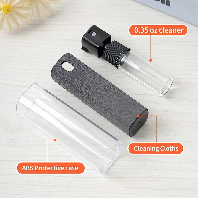 Opticlean™ Duo - Microfiber Screen Cleaner & Spray