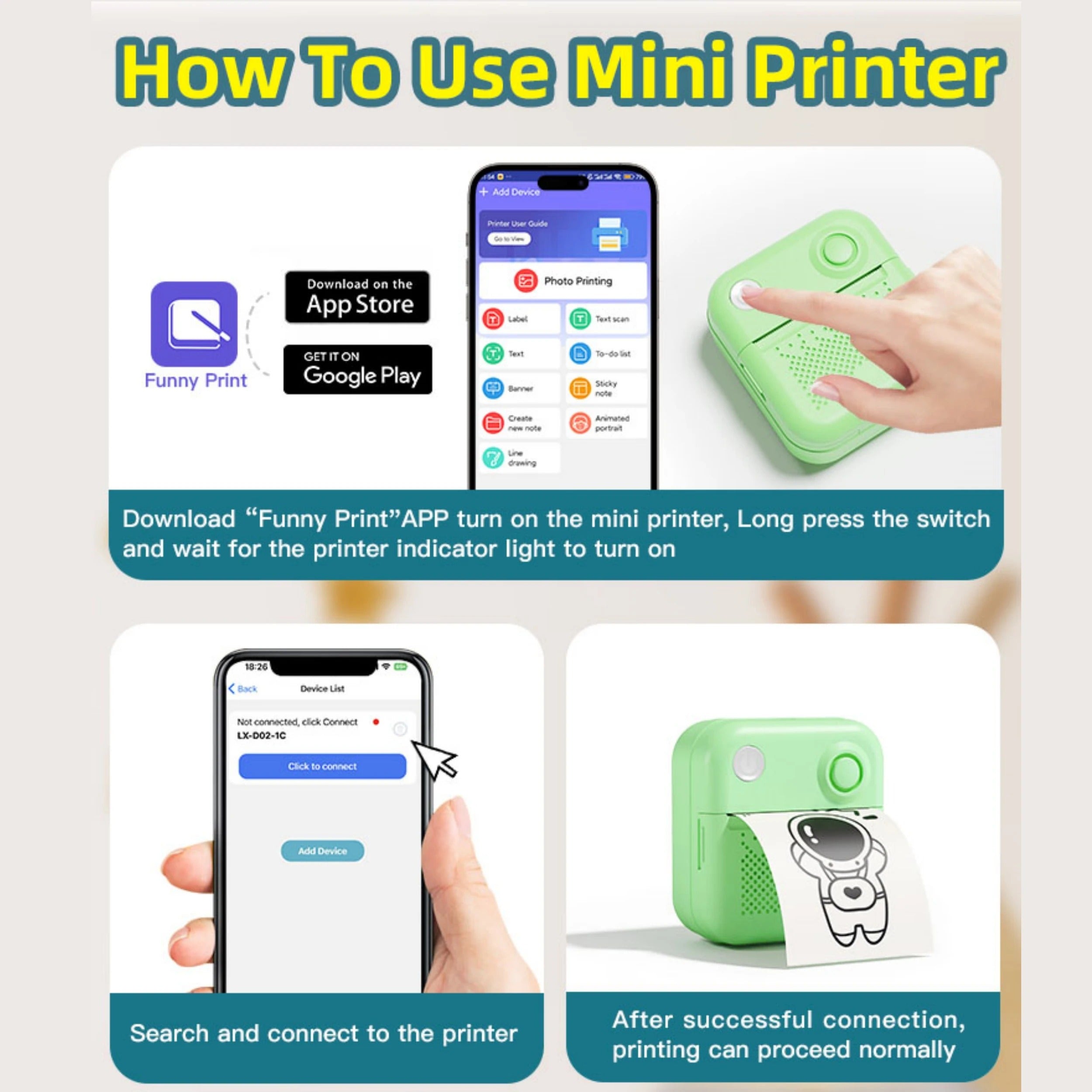 Printix™ - Portable Printer