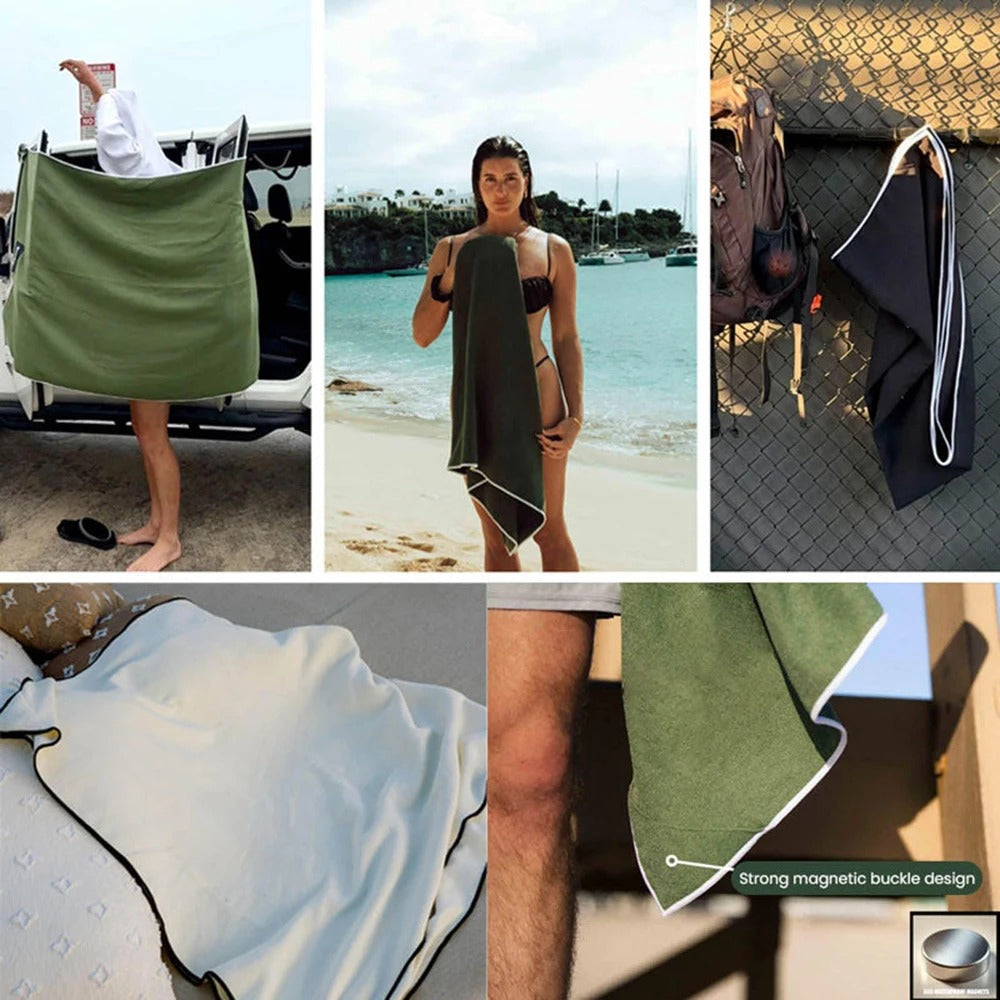 Magpatch™ - Magnetic Beach Towel