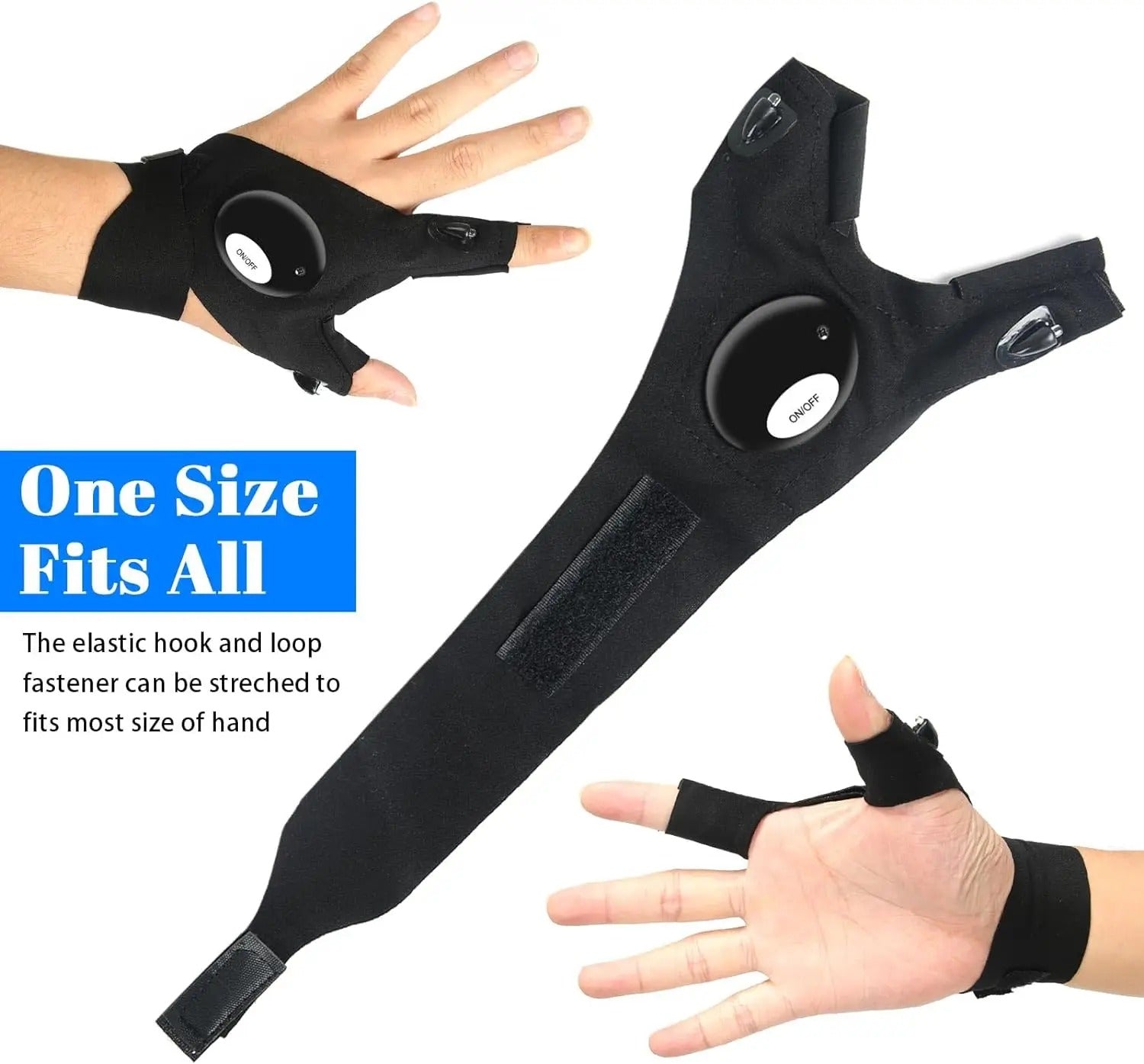 Lumaglove™ - LED Half Finger Glove