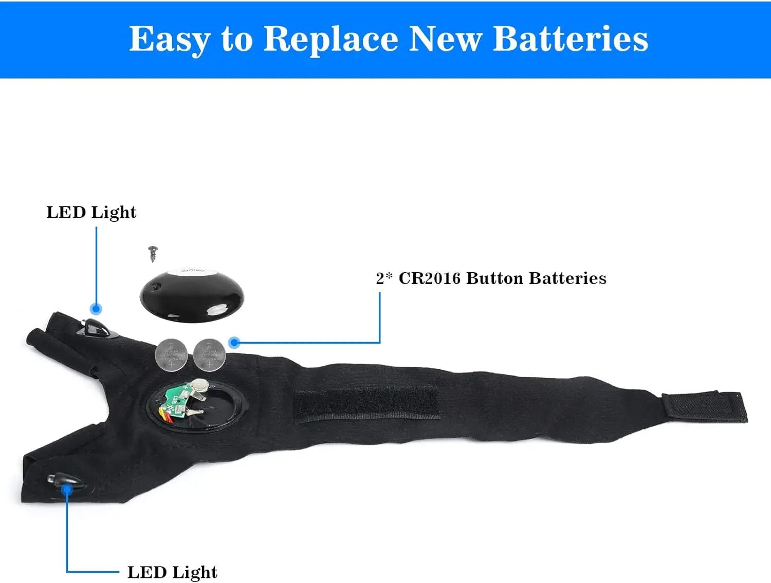 Lumaglove™ - LED Half Finger Glove